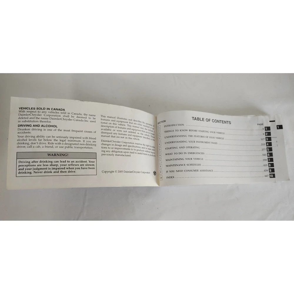2006 Chrysler PT Cruiser Owner Manual
